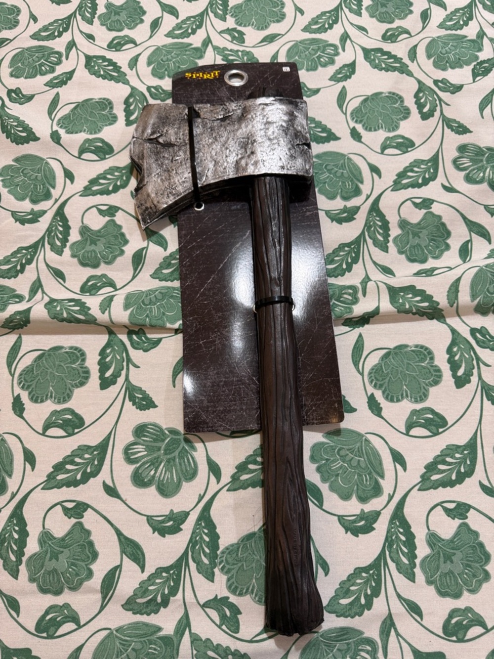 Spirit Silver and Dark Brown Foam Axe Prop